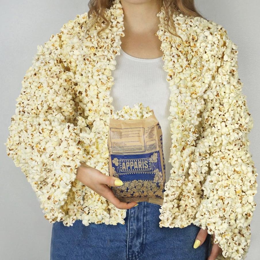 "Попкорновый" бомбер.