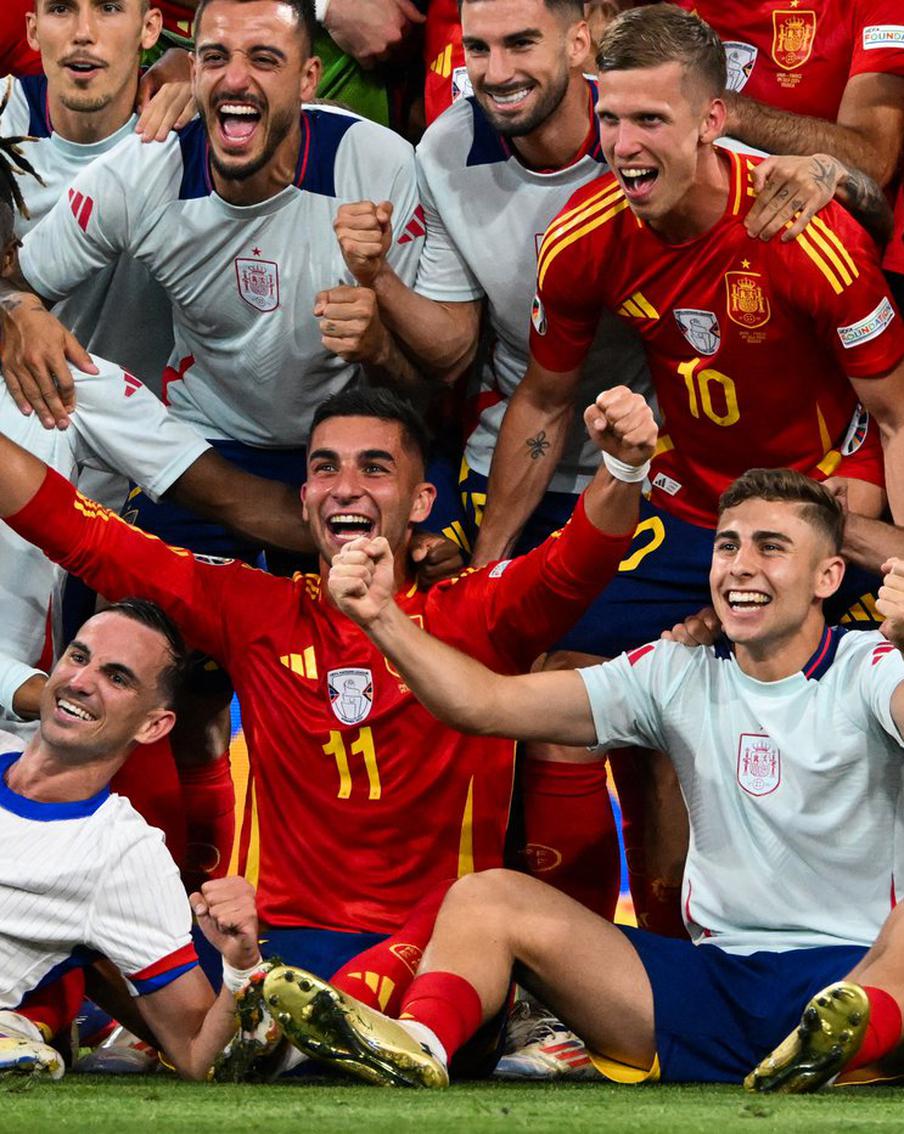 Испания вышла в финал Евро впервые с 2012 года, тогда они выиграли турнир