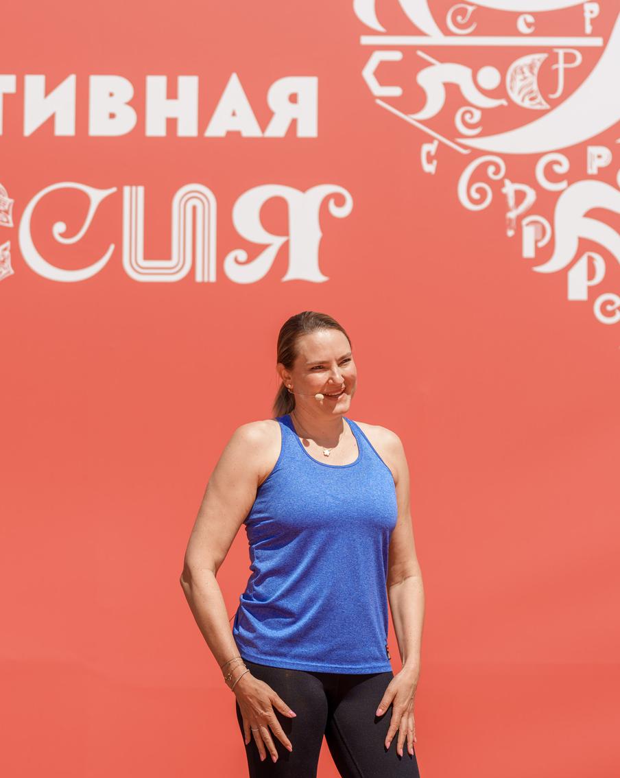 Экс-третья ракетка мира Надежда Петрова открыла семейный фестиваль “Спорт для каждого” на ВДНХ