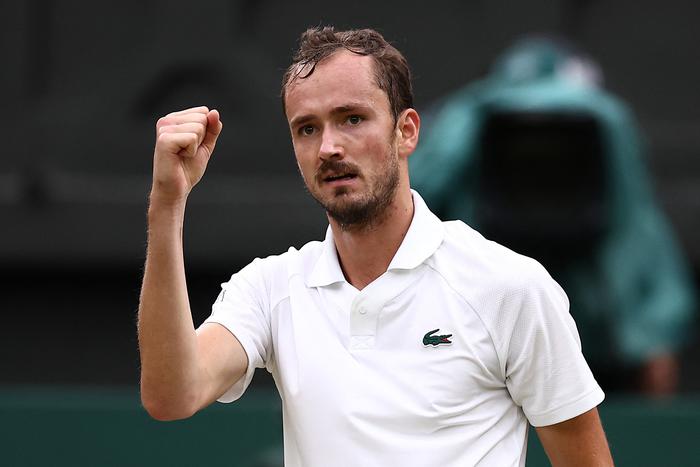 После победы над Синнером Медведев попал на чемпиона