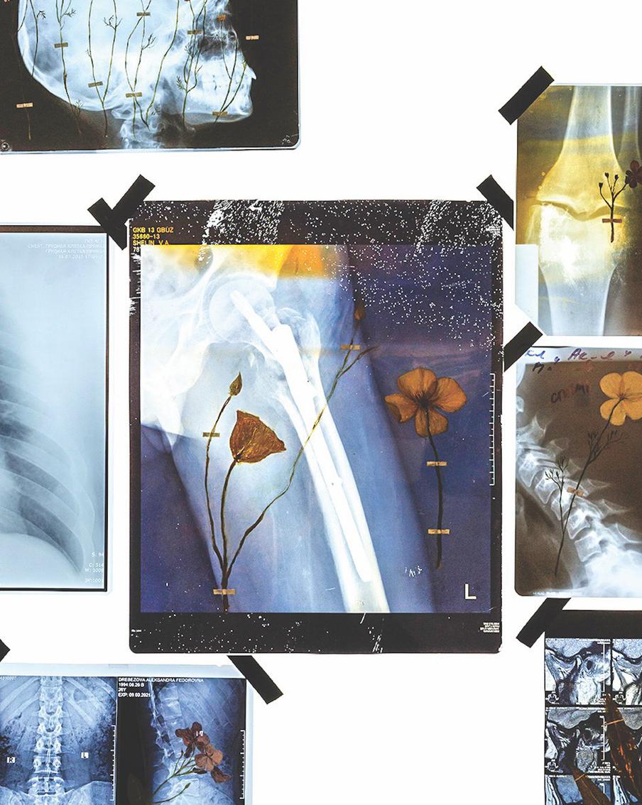 Человек, по мысли художницы, такое же хрупкое существо, как и цветок