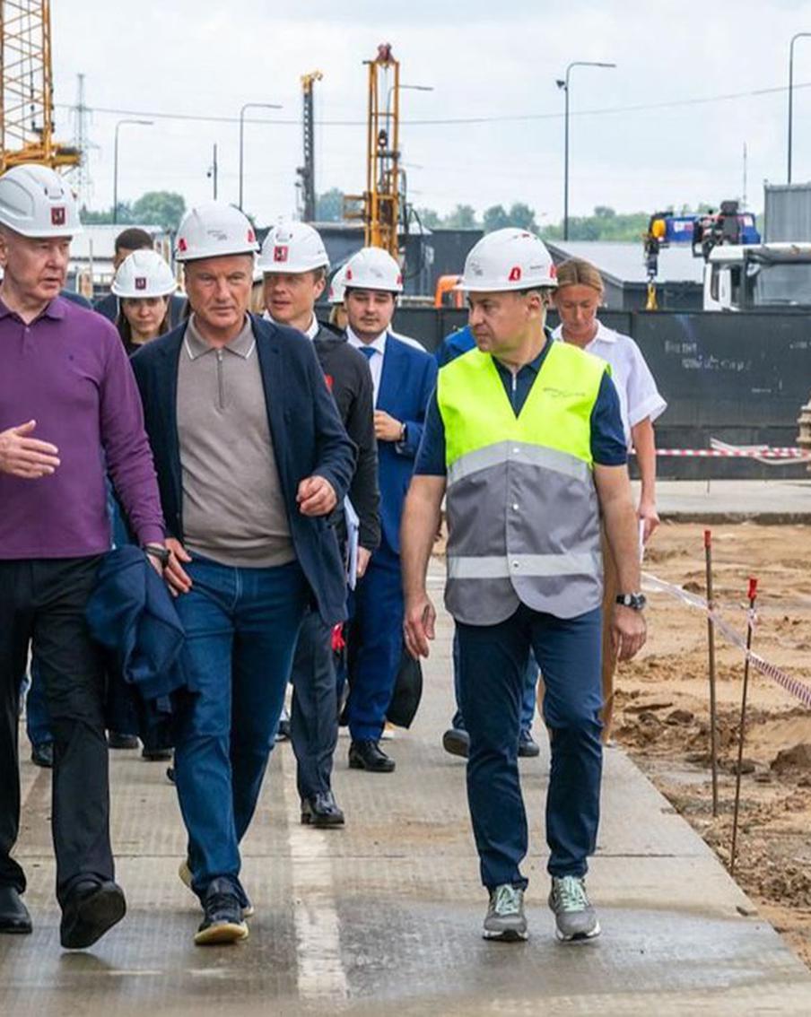 Началось строительство станции метро "Рублёво-Архангельское", которая обеспечит транспортную доступность к району СберСити