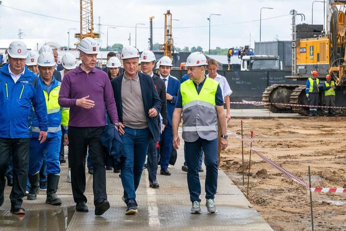 Началось строительство станции метро "Рублёво-Архангельское", которая обеспечит транспортную доступность к району СберСити