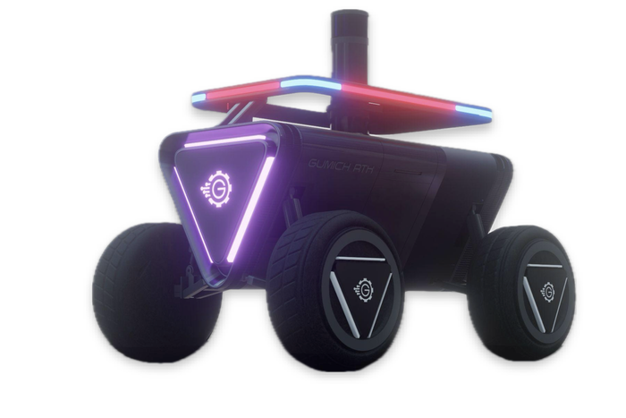 Мигалки, камера на 360 и полная автономность: что заложено внутри отечественного робота-патрульного