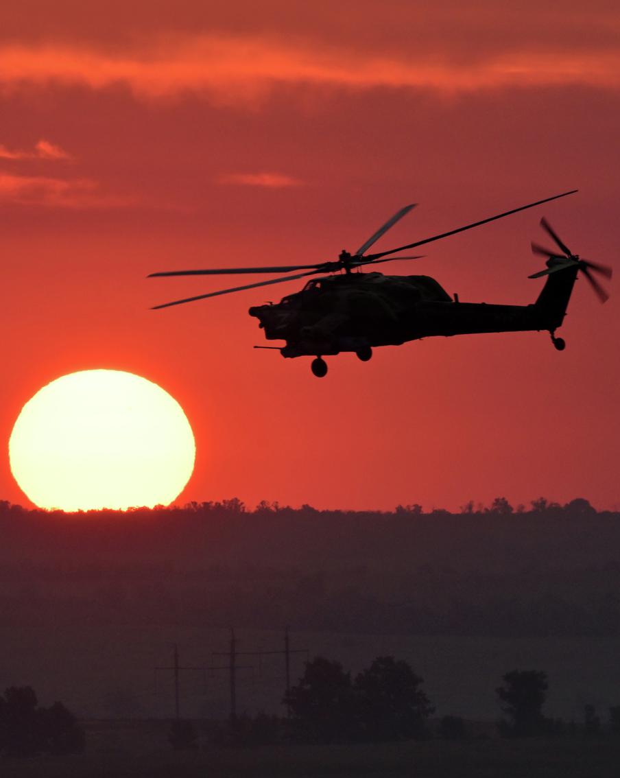 В Калужской области потерпел крушение Ми-28