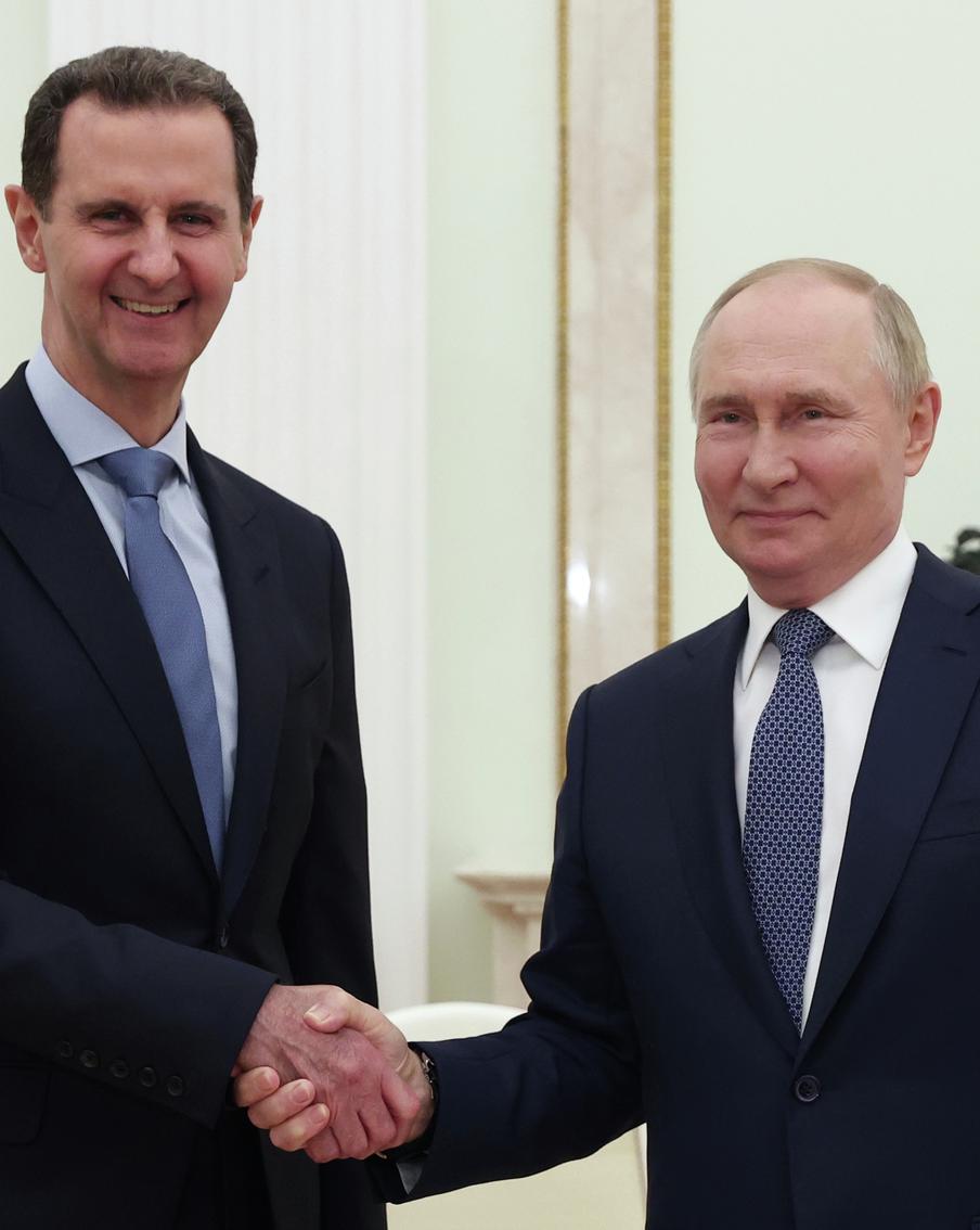 Президент России Владимир Путин встретился с главой Сирии Башаром Асадом