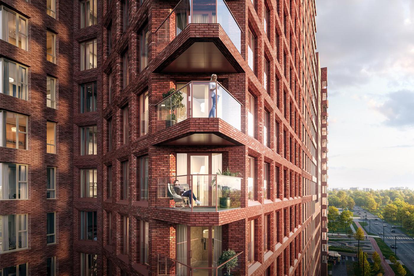 Квартиры с разными видами балконов: открытыми, французскими и балконами нестандартной формы.