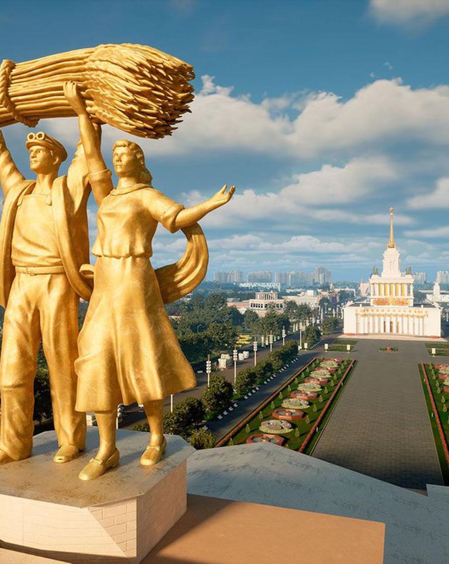 Двойник ВДНХ в онлайне зовёт на экскурсии и прогулки на самокате