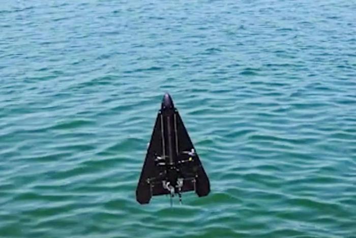 Китайские исследователи представили дрон, который может действовать и на суше, и под водой