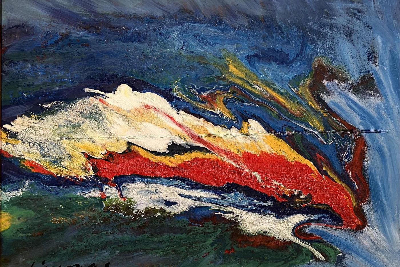 В полотнах художника-абстракциониста Ли Хунтао каждый зритель видит что-то своё.