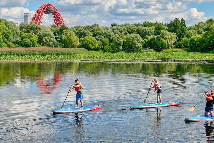 Собянин: На Москве-реке появились специальные участки для занятий водным спортом