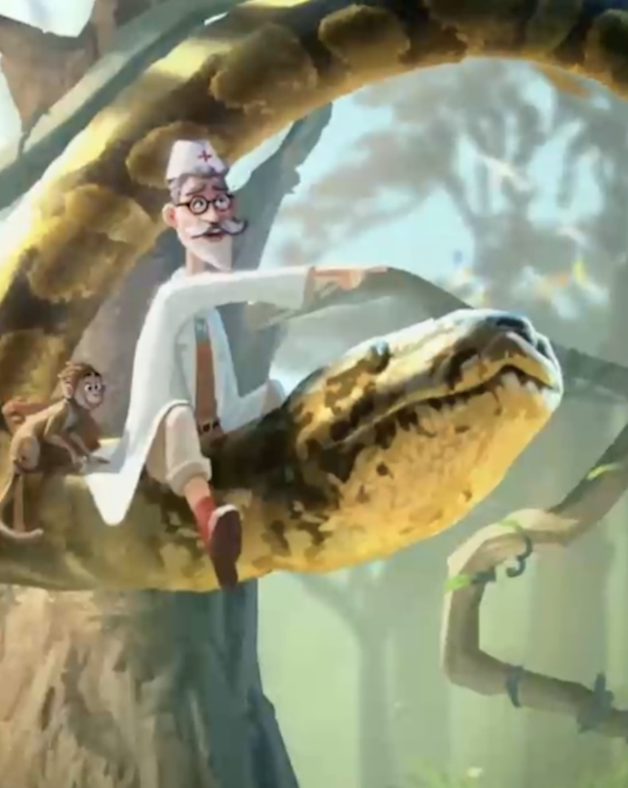 Доктор Айболит отдыхает в пятизвёздочном отеле, а Петров с Васечкиным тусуются с Лермонтовым