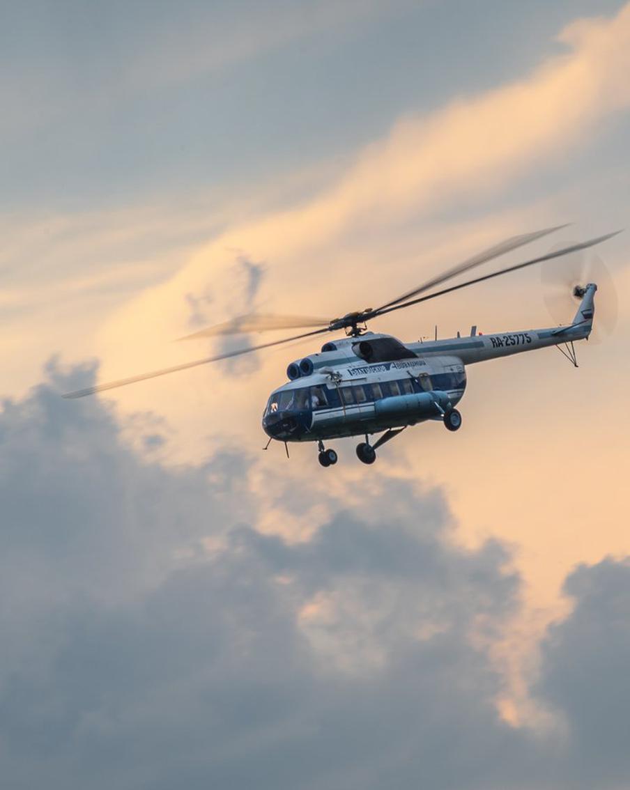 Спасателям удалось обнаружить на Камчатке место крушения пропавшего в субботу вертолёта Ми-8