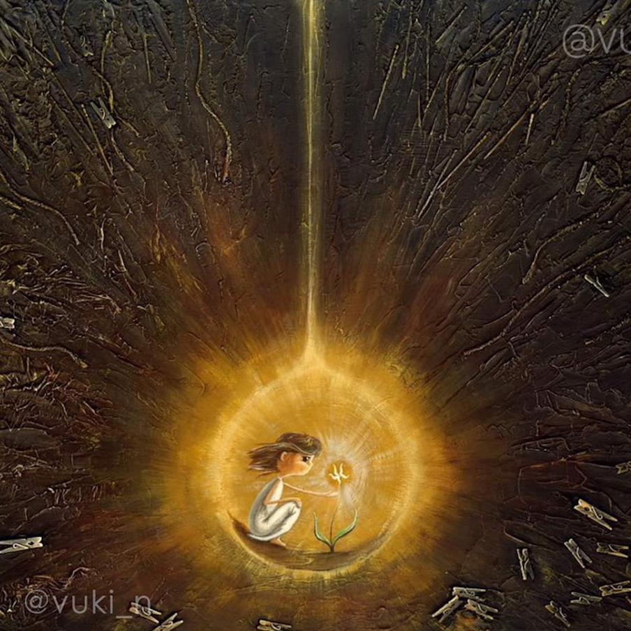 "Самоценность»"
Настоящее и живое: оно есть! В мире, в людях, во мне. Среди бетона, стекла и пластика. Настоящее редко можно заметить, но оно всегда ощутимо. Ведь как бы мы ни обрастали заботами, обидами и злостью, самое важное неизменно живёт внутри нас самих. Нужно просто уметь разглядеть это.