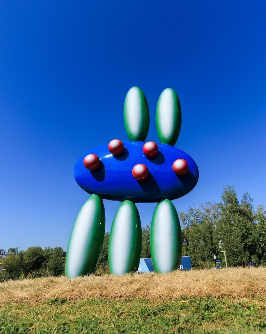 На полях "Сколково" расцвели фантастические цветы, а в оврагах спрятались герои Пикассо и соцреализма