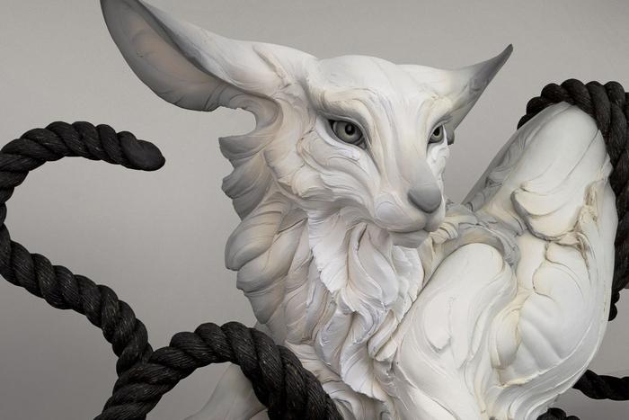 Бет Кавенер создаёт скульптуры из страхов, пугая мужа с сыном