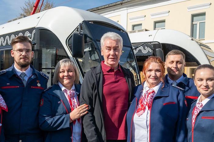 Открылась новая трамвайная линия на улице Сергия Радонежского