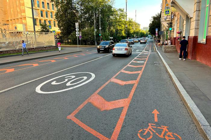 В этом году ЦОДД обустроил велоинфраструктуру на 92 улицах