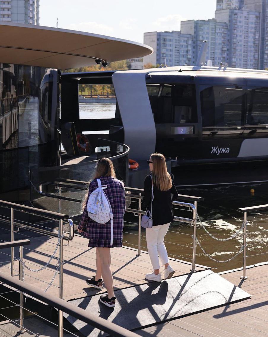 Москвичи совершили более одного миллиона поездок на электросудах с начала года