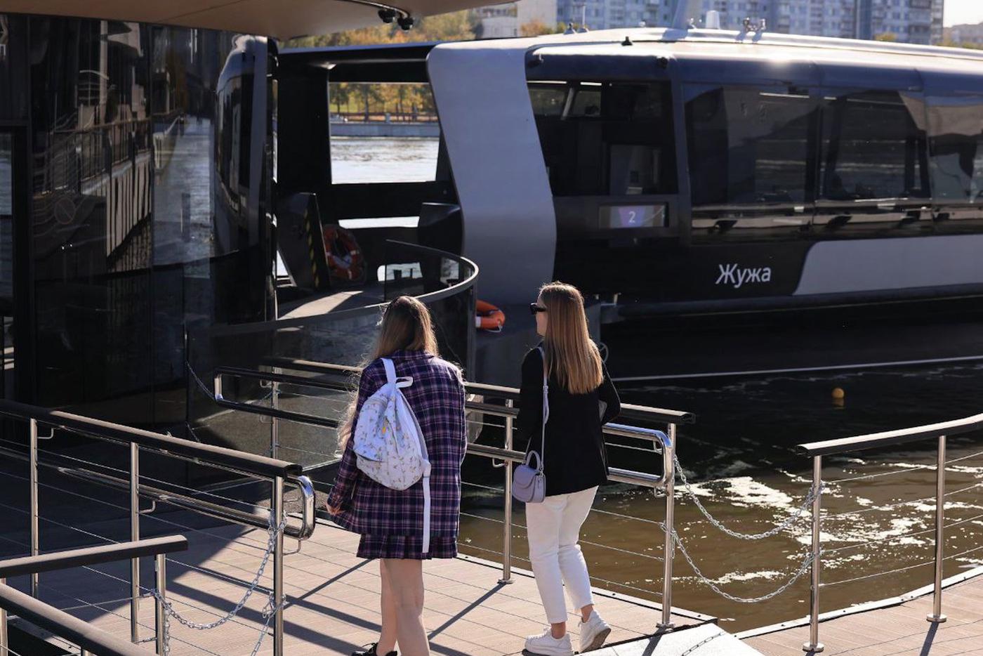 Москвичи совершили более одного миллиона поездок на электросудах с начала года