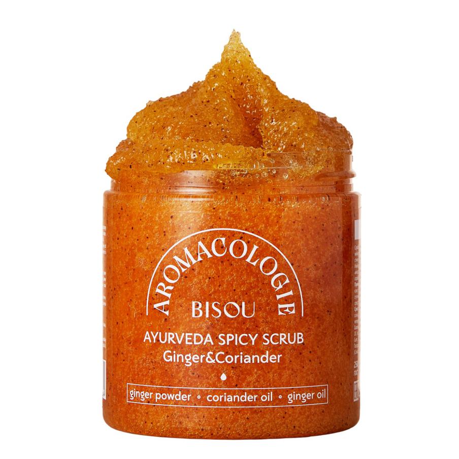 Скраб для тела пряный "Имбирь и Кориандр" BISOU Aromacologie (370-423 руб.)