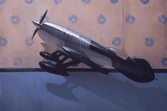 Художник оставил авиацию, но не забыл свои мечты о небе