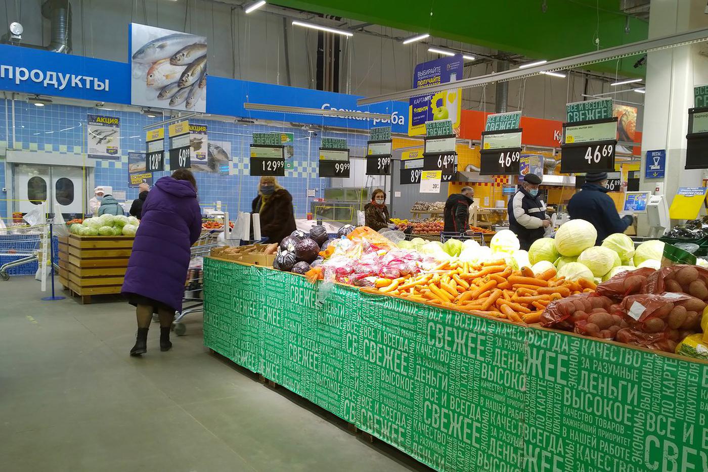 В России не будут вводить предельные розничные цены на продукты
