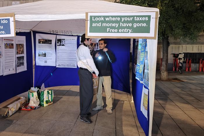 Испанские антифашисты рассказали гражданам, что их налоги финансируют укронацизм