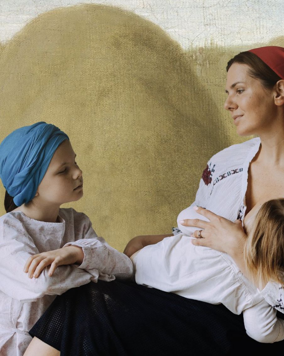 В честь Дня матери московские многодетные мамы превратились в героинь легендарных картин