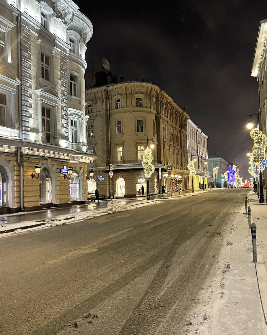 Минувшая ночь в Москве стала самой холодной с начала этой зимы