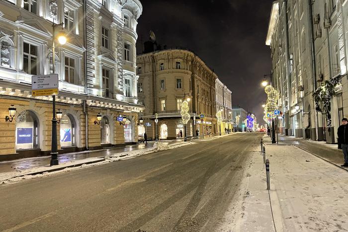 Минувшая ночь в Москве стала самой холодной с начала этой зимы