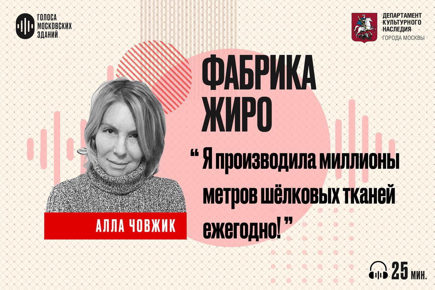 Фабрика Жиро: история шелковой легенды. Слушаем новый подкаст от лица знаменитых московских зданий