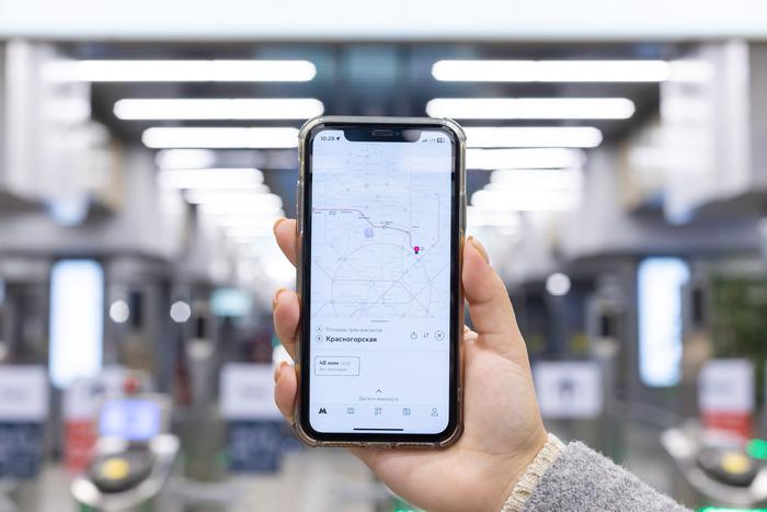 Ежедневно москвичи прокладывают 465 тысяч маршрутов в приложении "Метро Москвы"