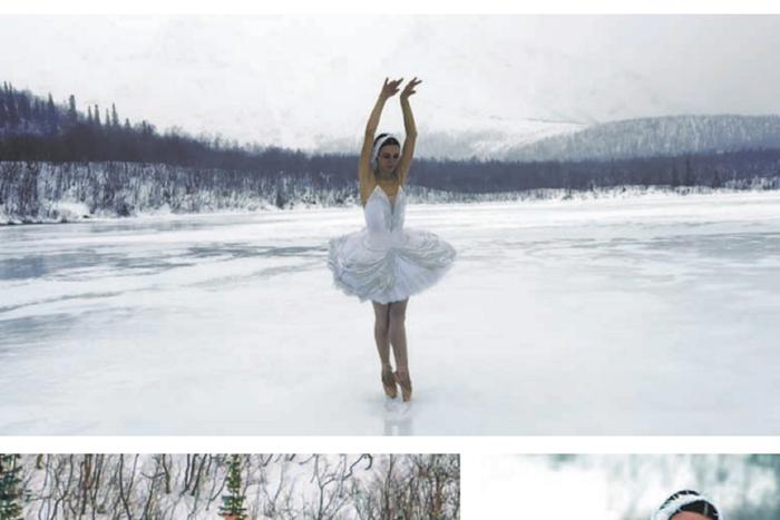 Как балерина Мариинки станцевала на льду партию из балета Чайковского