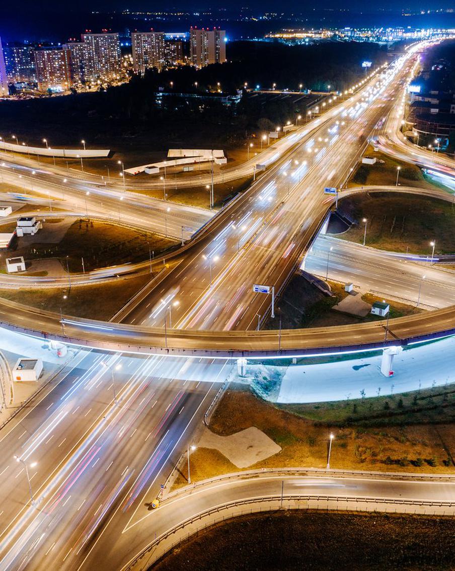 В рамках проектов ЦОДД с 2018 года переразметили почти 64 километра МКАД