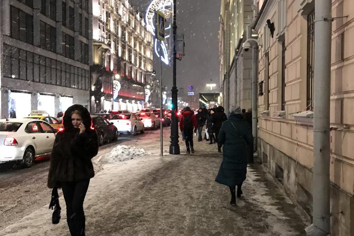 В столичном регионе образовался гололёд