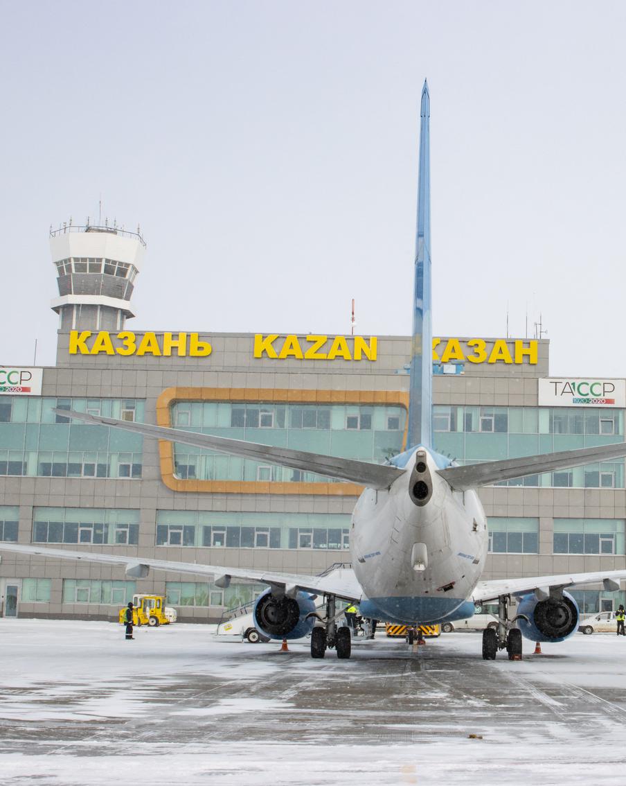 Временные ограничения на приём и отправку самолётов в аэропорту Казани сняты
