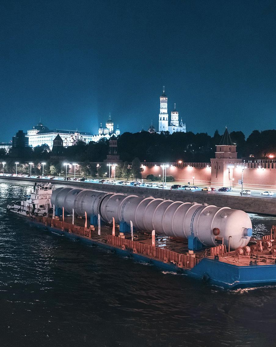 Новое оборудование для переработки нефти доставлено в Москву