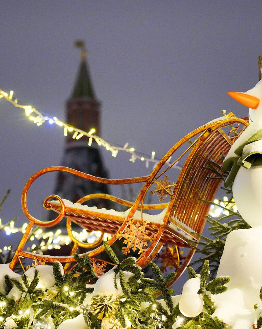 Конная прогулка, хаски и экскурсия с фонарщиком: как провести новогодние праздники в Москве