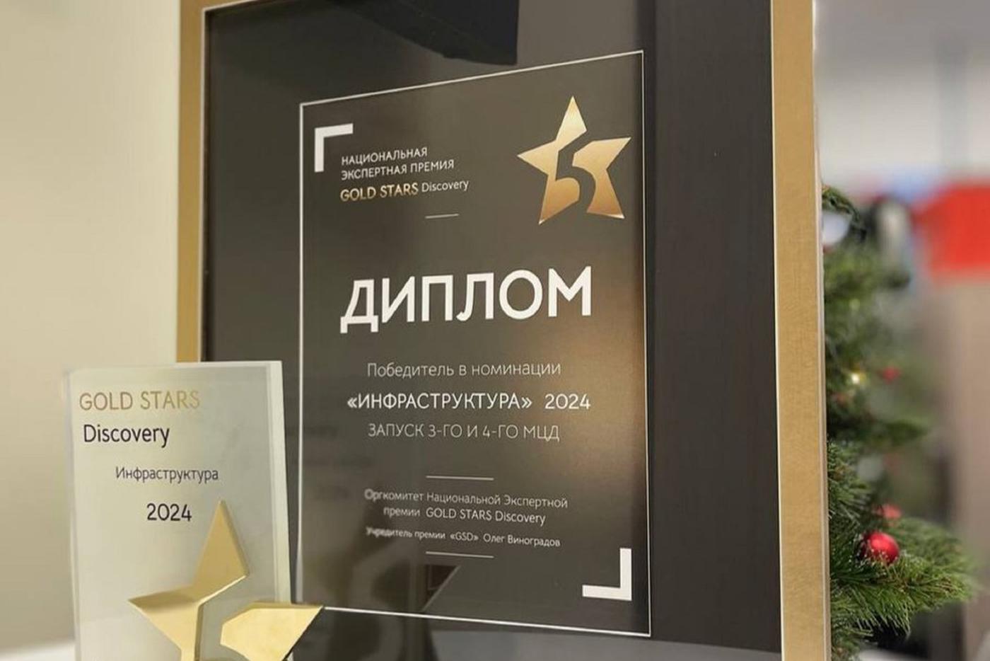 Московские центральные диаметры стали победителями престижной премии