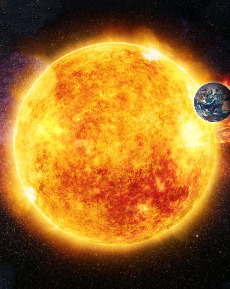 Шесть мощных вспышек зарегистрировали на Солнце