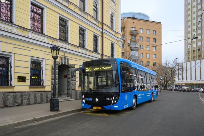 В Москве запущен новый электробусный маршрут, который проходит через юго-восток и центр столицы