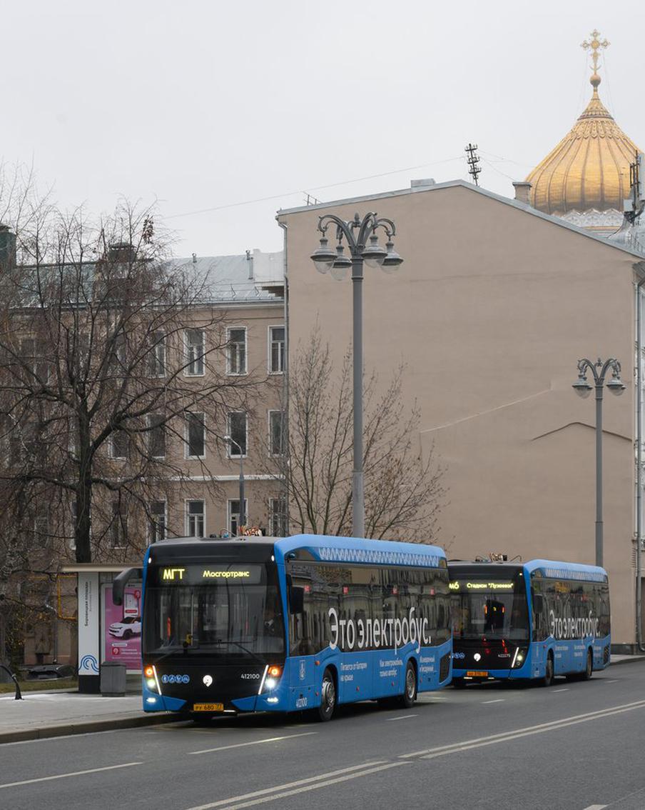 Ликсутов рассказал о выходе новых электробусов на ещё один столичный маршрут