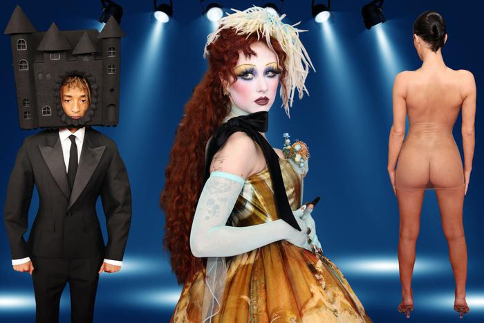 Абсолютно голая Бьянка Цензори и Джейден Смит с замком на голове: самые безумные образы на красной дорожке "Грэмми"