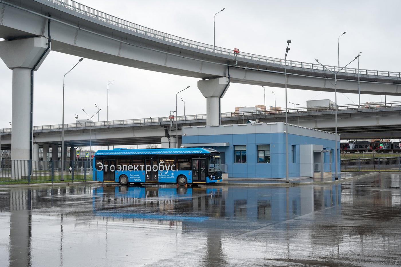 Более 30 конечных станций для автобусов и электробусов появилось в Москве за 2 года