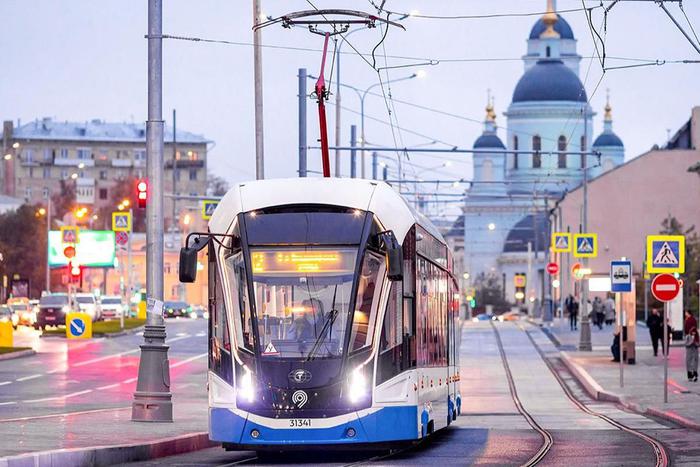 Собянин: Московскими трамваями за год воспользовались более 190 млн раз