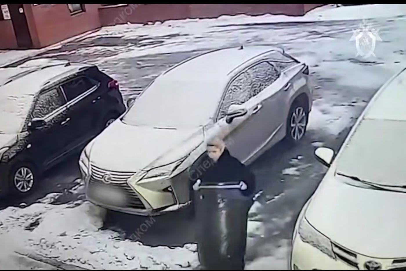 Опубликовано видео как внучка бывшего мэра Самары выносит из дома контейнер
