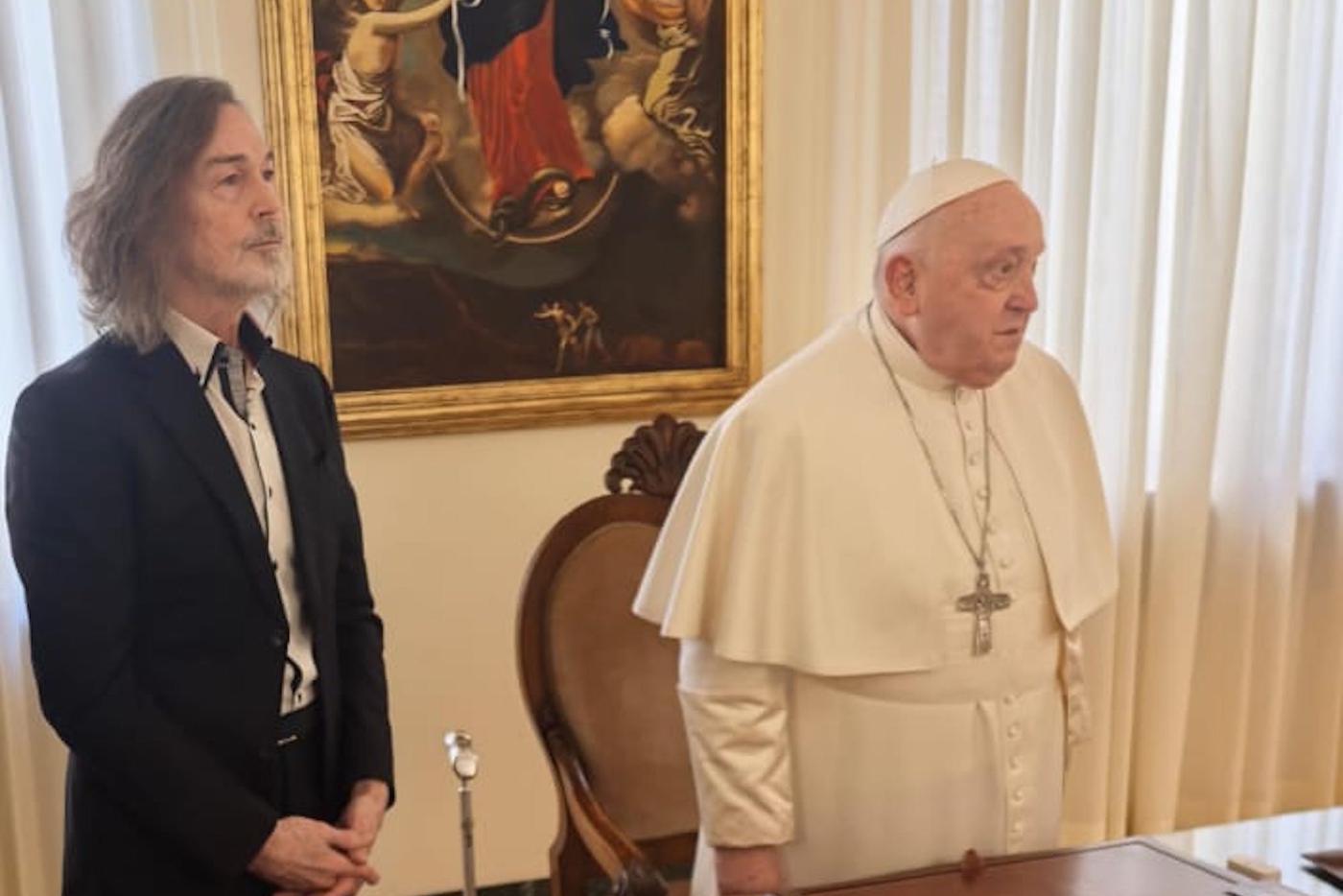 Никас Сафронов рассказал, что поразило его при общении с папой римским