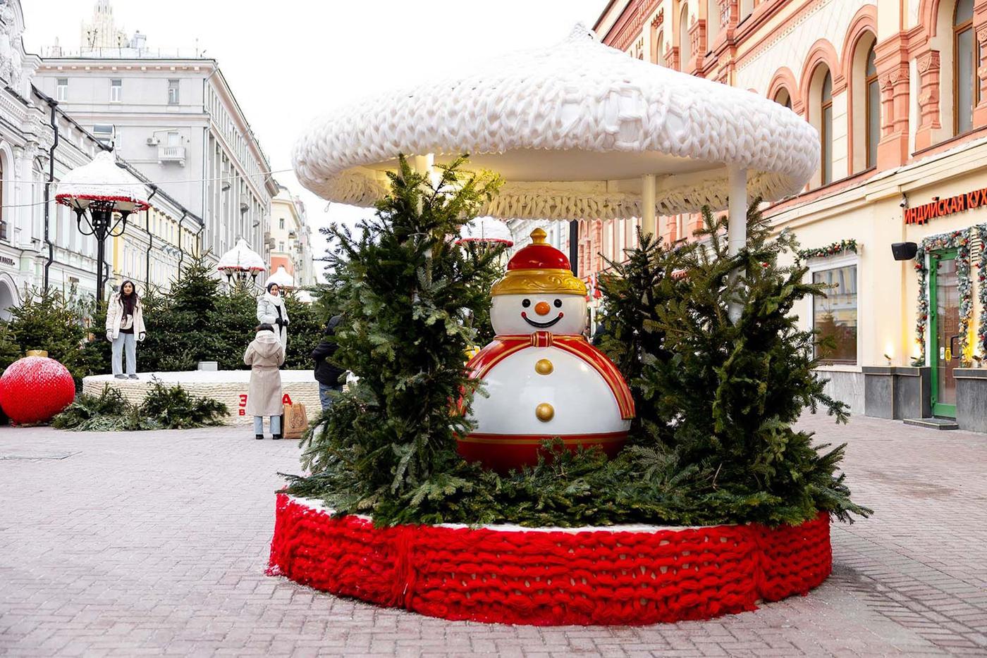 Улицы Новый и Старый Арбат.