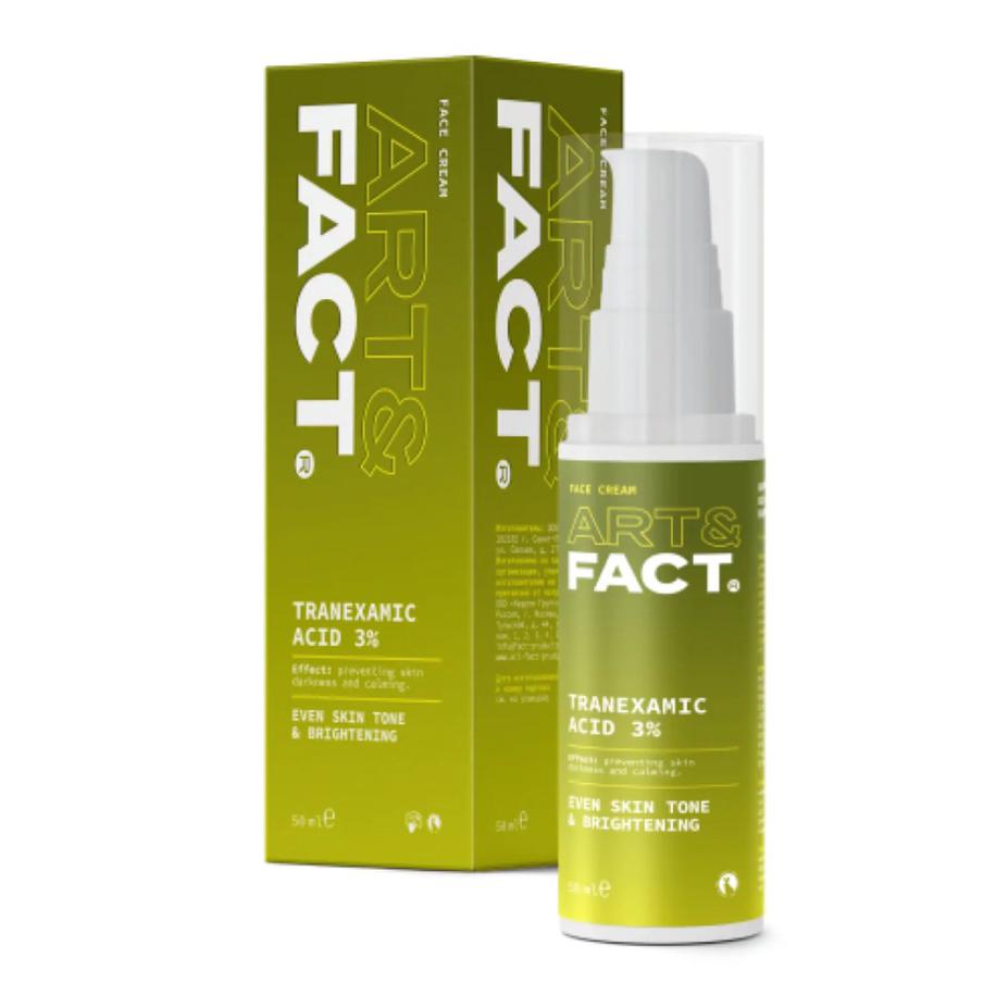 Крем для выравнивания тона кожи с транексамовой кислотой 3% ART&FACT (516 ₽)